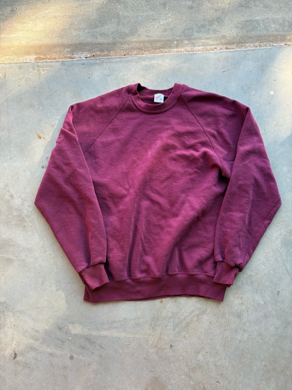 Jerzees Men's Maroon Crewneck Sweatshirt